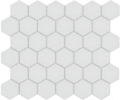 2" Gallery Grey Matte Hex Mosaic | Marino Tile NY