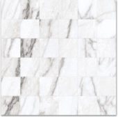 2X2 Mosaic-Polished Glamour White | Marino Tile NY
