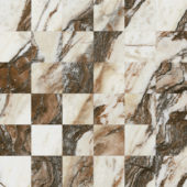 2X2 Mosaic-Polished Revere Red | Marino Tile NY