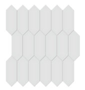 2x5 Gallery Grey Glossy Picket Mosaic | Marino Tile NY