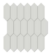2x5 Warm Grey Matte Picket Mosaic | Marino Tile NY