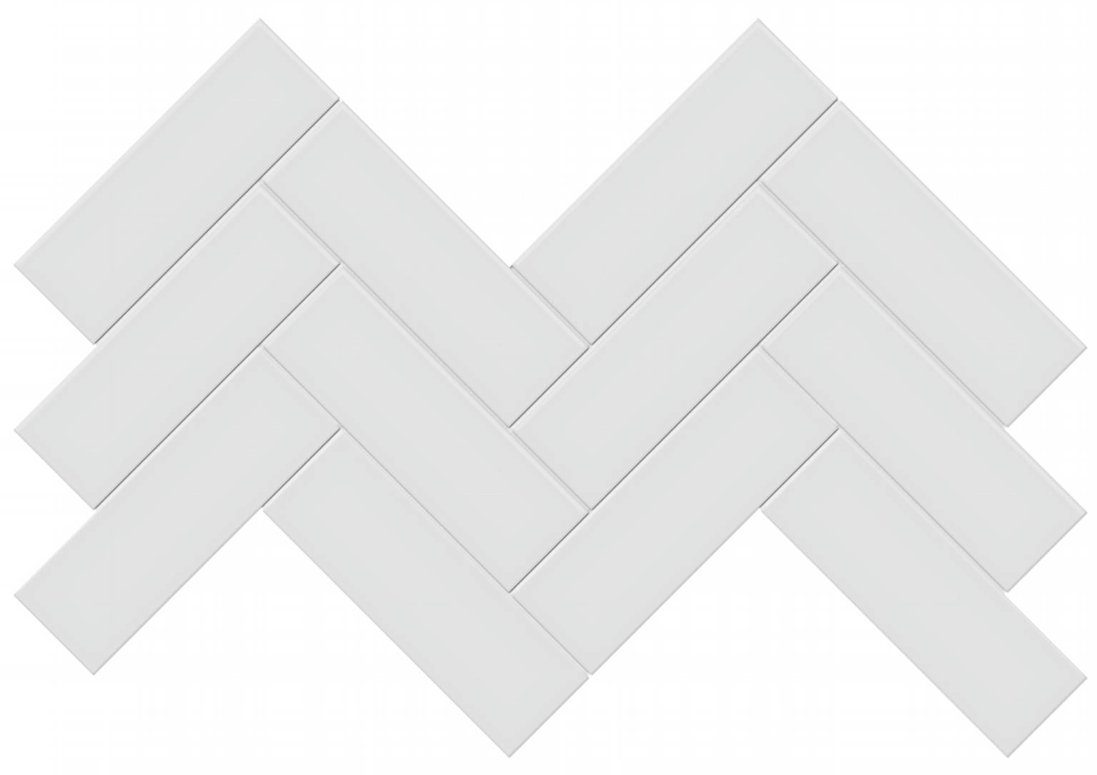 2x6 Gallery Grey Matte Herringbone Mosaic | Marino Tile NY
