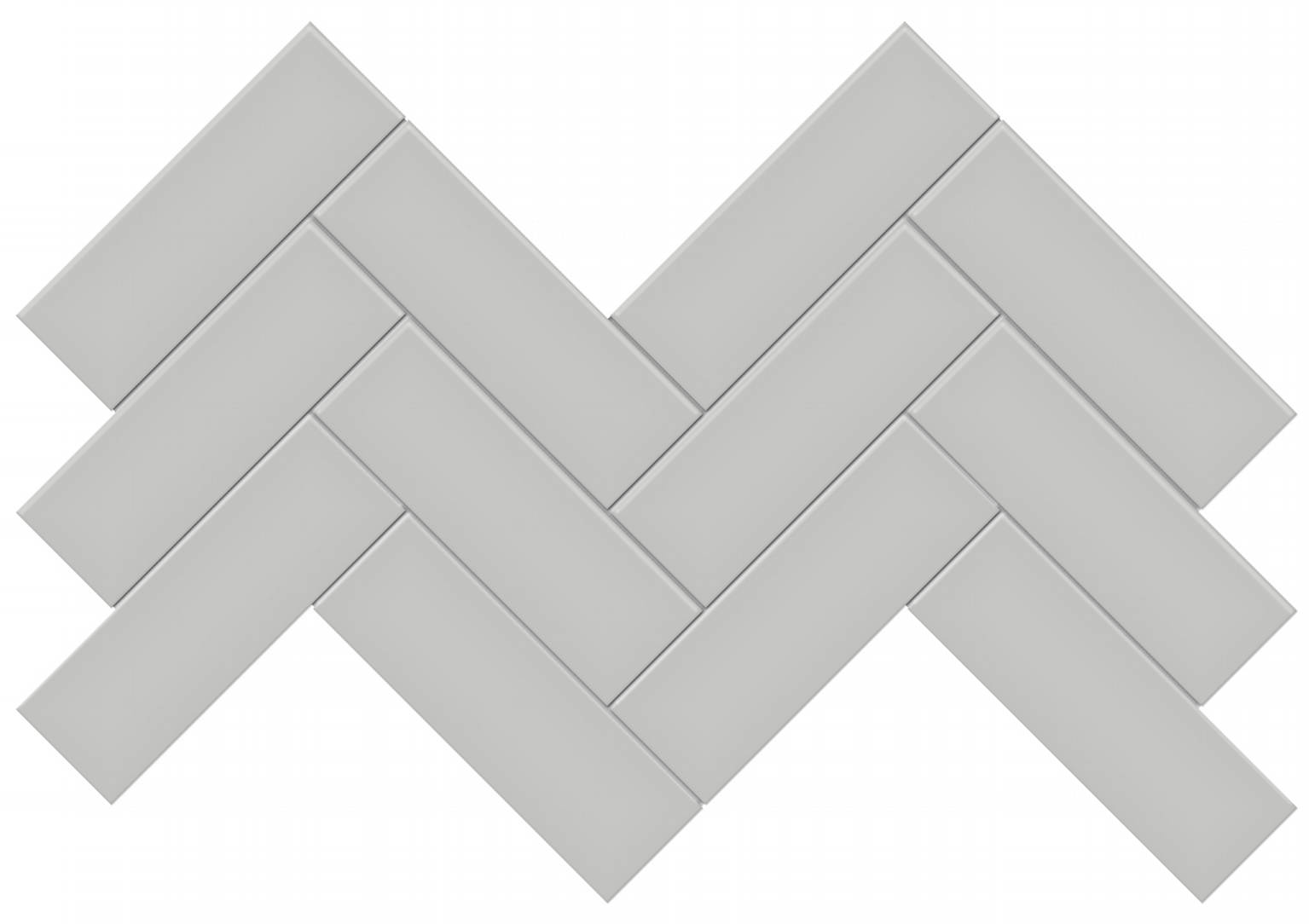 2x6 Loft Grey Matte Herringbone Mosaic | Marino Tile NY