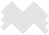 2x6 Vintage Grey Glossy Herringbone Mosaic | Marino Tile NY