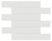 2x6 Vintage Grey Matte Brick Mosaic | Marino Tile NY