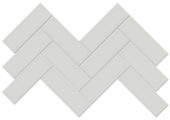2x6 Warm Grey Matte Herringbone Mosaic | Marino Tile NY