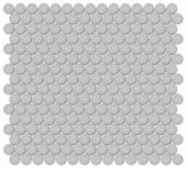 3/4" Loft Grey Matte Penny Round Mosaic | Marino Tile NY