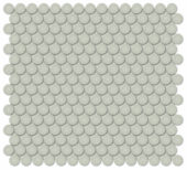 3/4" Soft Sage Matte Penny Round Mosaic | Marino Tile NY