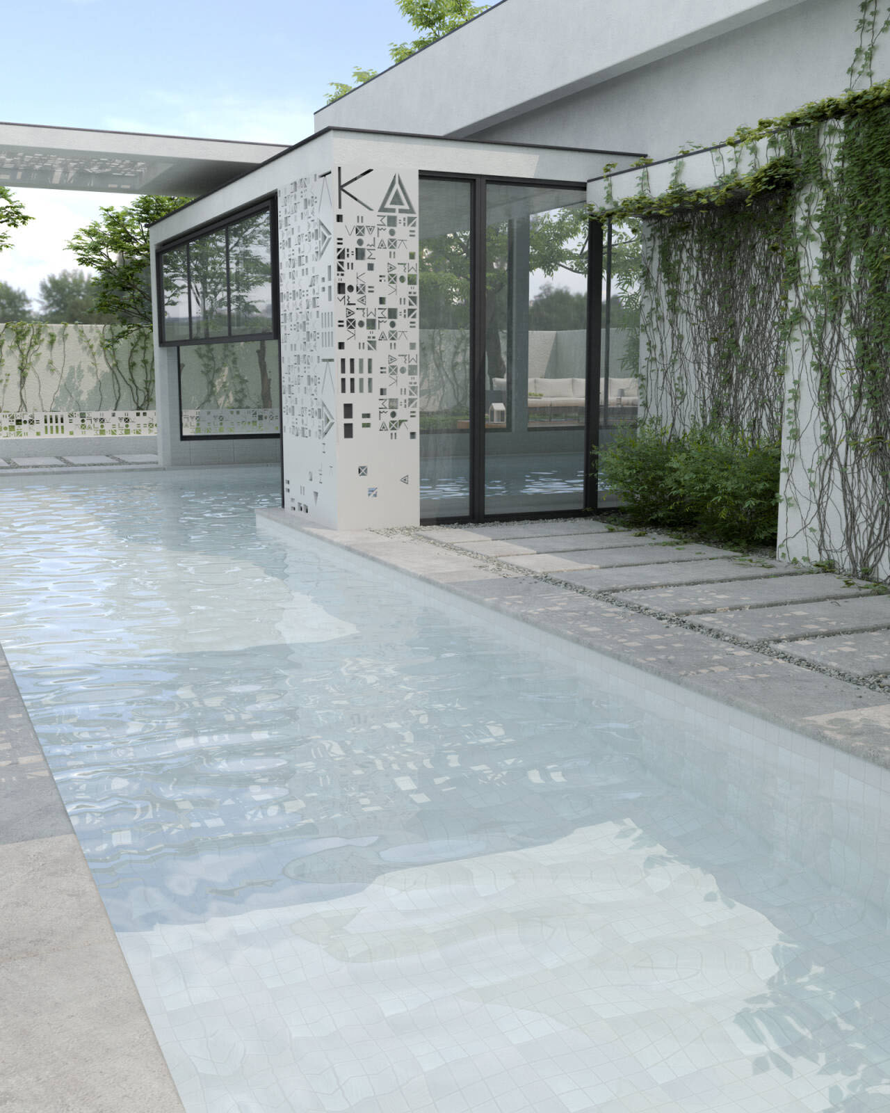 3"x3" White Glass Mosaic | Marino Tile NY