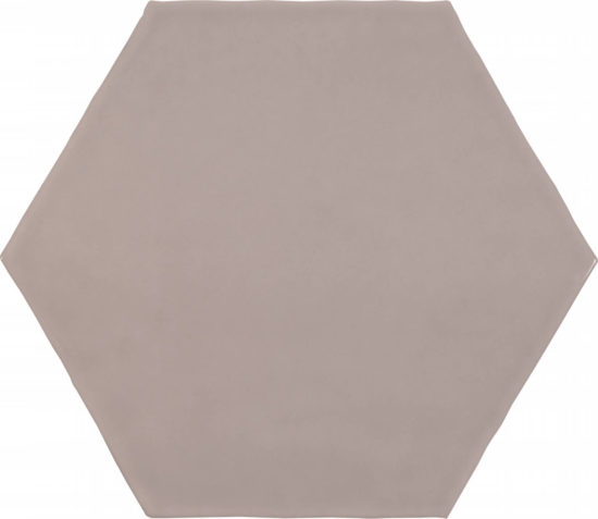 6" Lavender Petal Glossy Hexagon