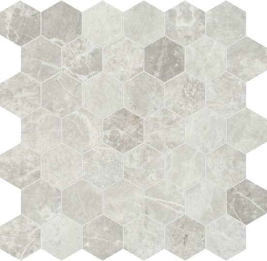 Apollo Argento 2 Hexagon Mosaic