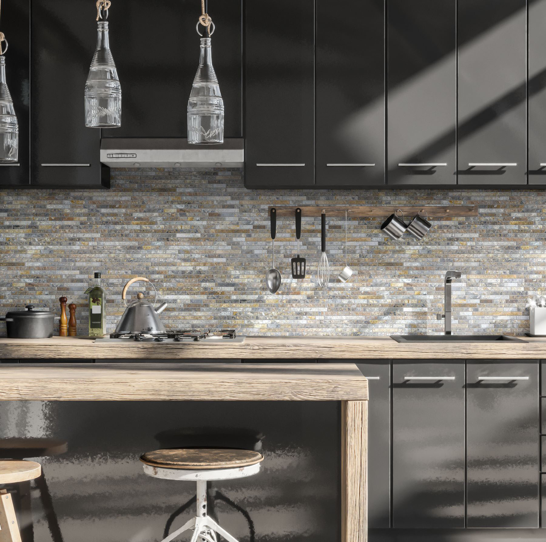 Baguette Royal Vein Mosaic | Marino Tile NY