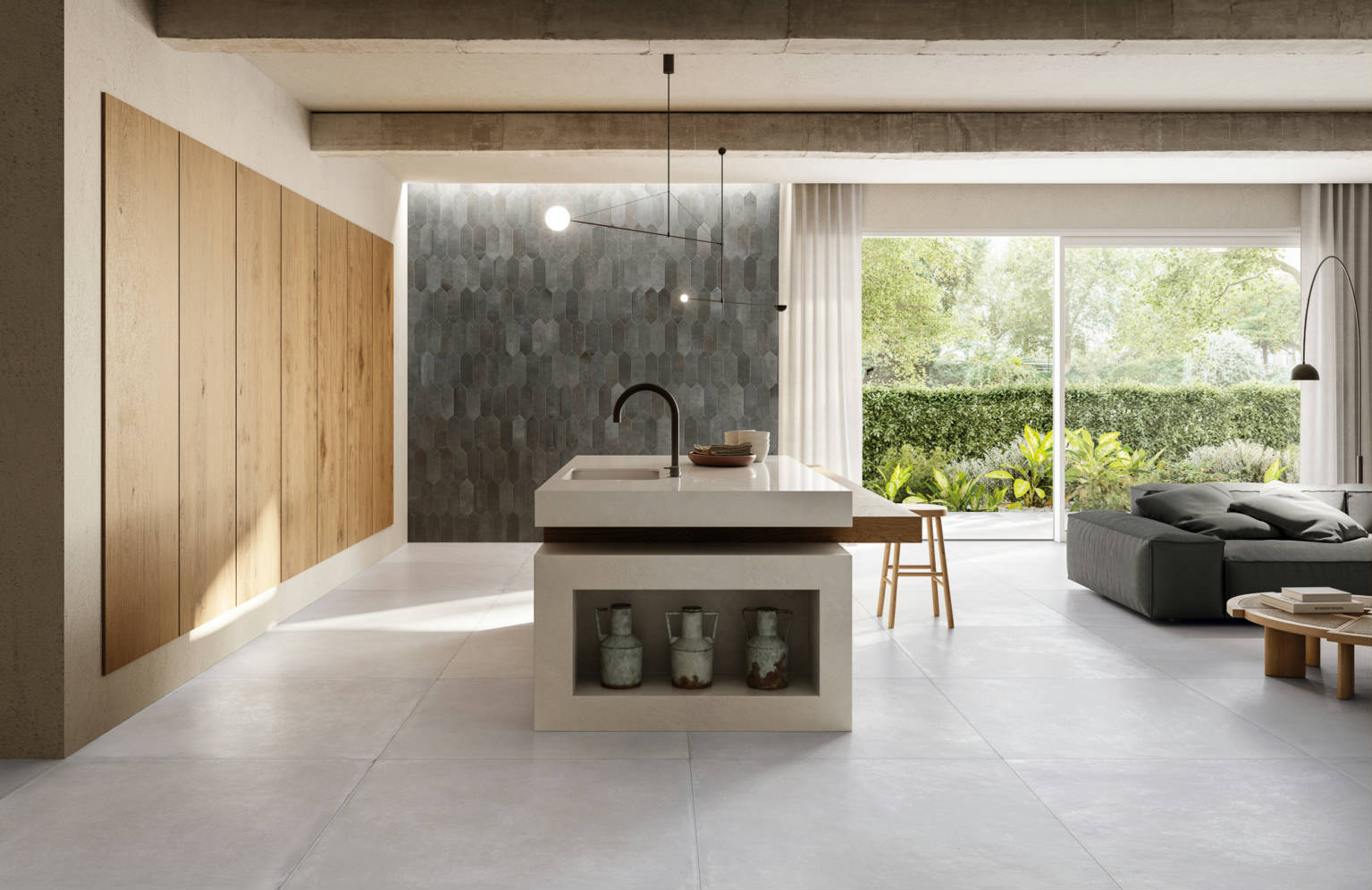 Charleston Whitehall Bianco 40x40 | Marino Tile NY