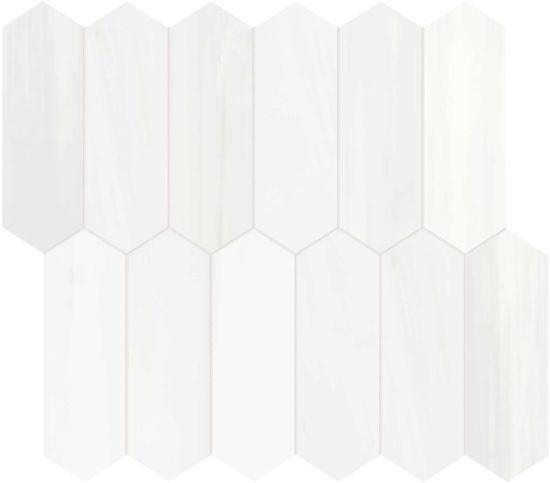 Cosmo Lumino 2x6 Picket Mosaic