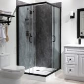 Cracked Slate Shower Wall Kit 36x60x78 | Marino Tile NY