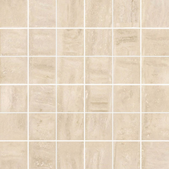 Crema Navona Polished 2X2 Mosaic | Marino Tile NY