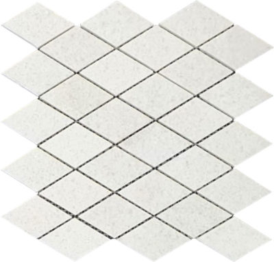 Crystal White Multicolor Marble Diamond Honed