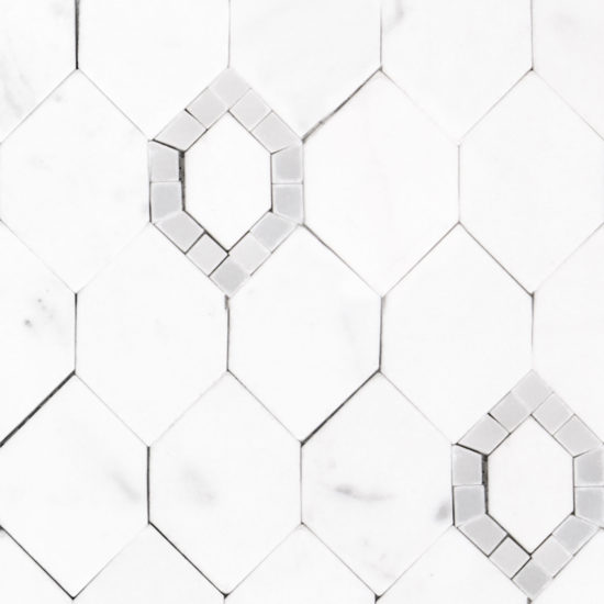 Daffodil Grey Mosaic | Marino Tile NY