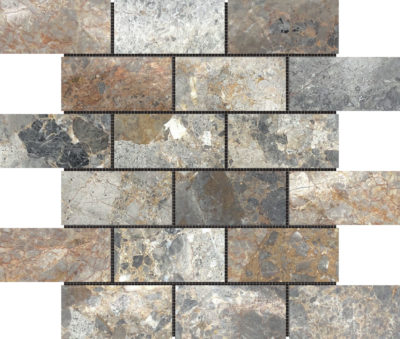 Elongated Hexagon Royal Vein “Leaves” Mosaic