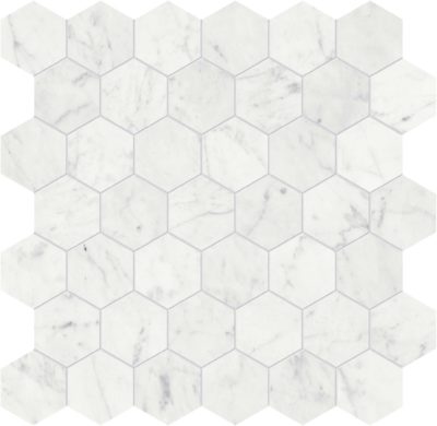 Eterna Bianco 2 Polished Hexagon Mosaic