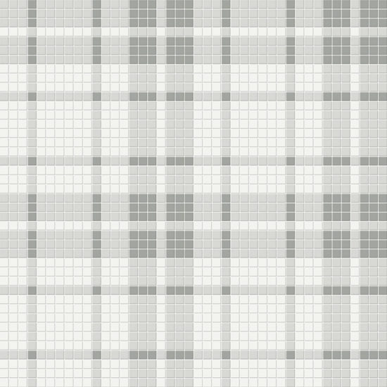 Evening Blend Matte Plaid Pattern Mosaic | Marino Tile NY