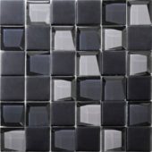 Glass 2"x2" Grey Mix Mosaic | Marino Tile NY