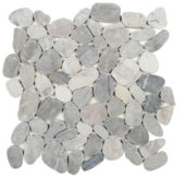 Grey Pebble Sliced Mosaic | Marino Tile NY
