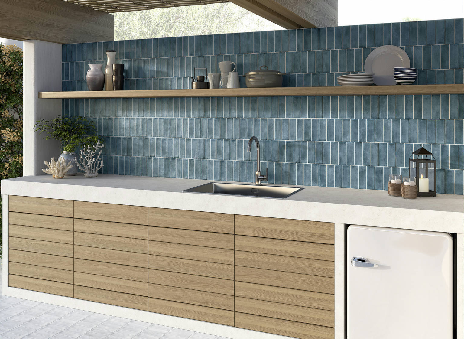Lisbon 2X6 Blue | Marino Tile NY