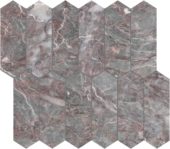Sereno Burgundy 2x6 Picket Mosaic | Marino Tile NY