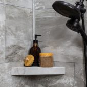 Smoky Sky Shower Shelf 14.56x7.12x2 | Marino Tile NY