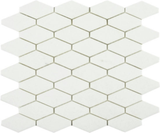 Solitaire Mosaic Thassos | Marino Tile NY