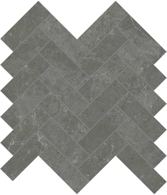 Stark Carbon 1.25x4 Herringbone Mosaic