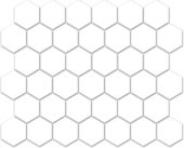 Treasure Ultimate Dolomite 2x2 Carved Hexagon Mosaic | Marino Tile NY