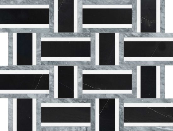 Utopio Cesto Monochromo Mosaic | Marino Tile NY