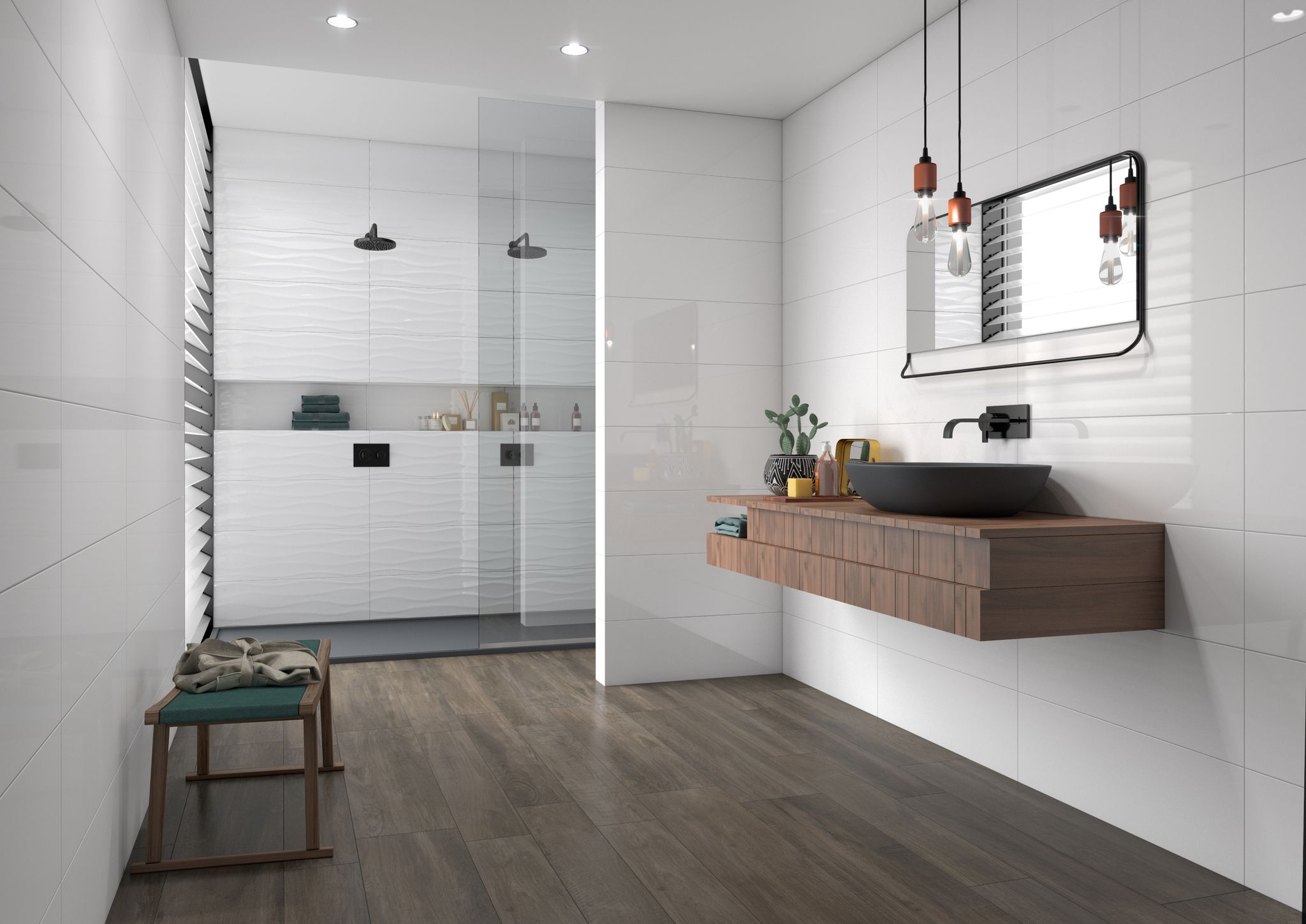 Venezia Blanco Vibe 10x30  and 10x30 | Marino Tile NY