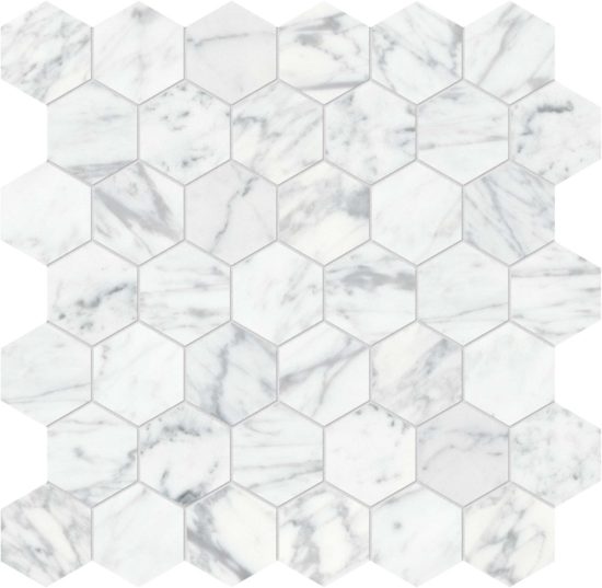 Virtue Bianco 2 Hexagon Mosaic