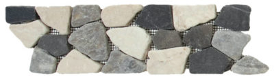 White/Grey/Black Opus Mosaic Interlocking Border