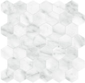 Plata Carrara Abisso 2 Hexagon Matte | World Tile Company