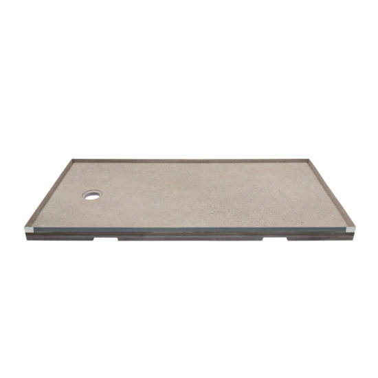 Shower Pan 30x60 Concrete Sand | World Tile Company