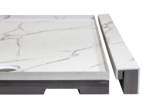 Shower Pan 32x60 Bianco Marble | World Tile Company