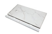 Shower Pan 32x60 Bianco Marble | World Tile Company