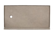 Shower Pan 32x60 Concrete Sand | World Tile Company